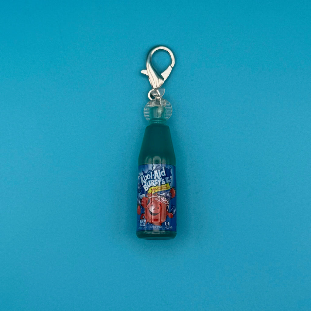 Mini Blue Kool-Aid Bursts Bag Charm