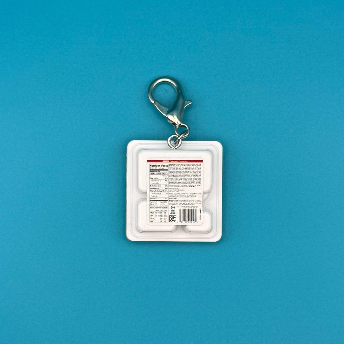Mini Pizza Lunchables Bag Charm