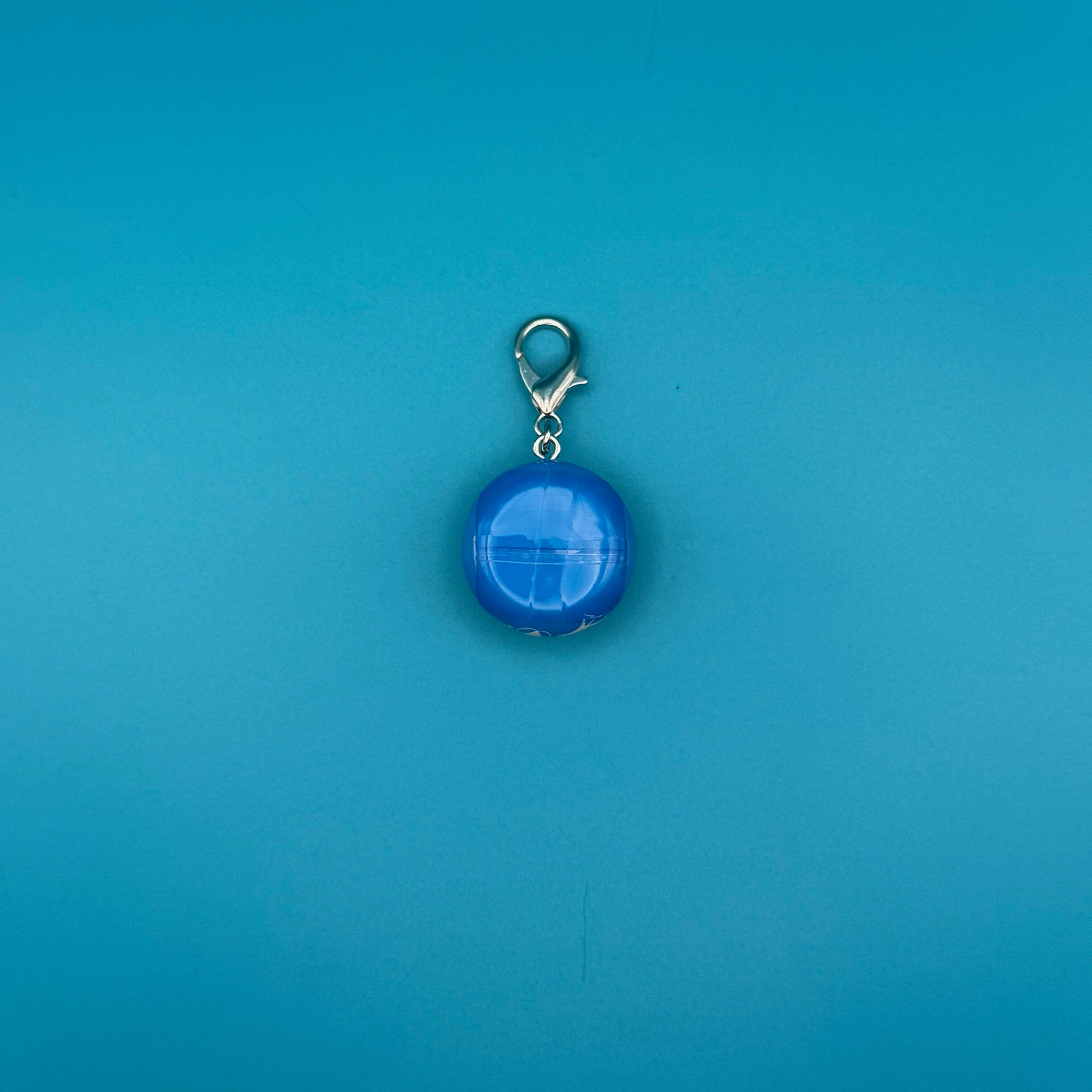 Mini Blue Babybel Cheese -  vintage keychain vintage charms for bag nostalgia vintage keychains y2k collectible - Bag Crap