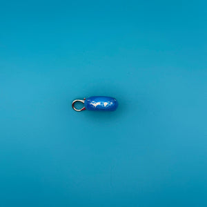 Mini Blue Babybel Cheese -  vintage keychain vintage charms for bag nostalgia vintage keychains y2k collectible - Bag Crap