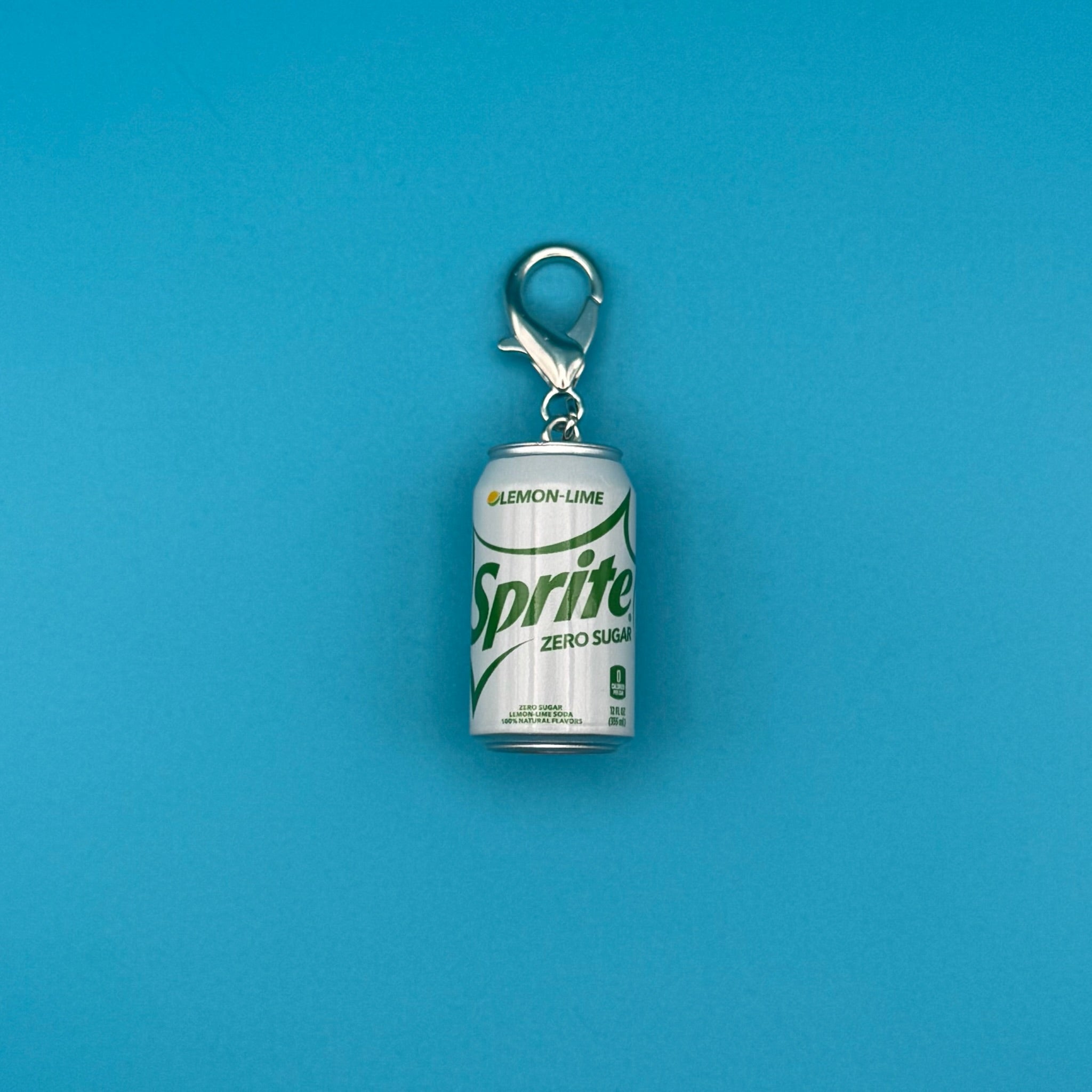 Mini Sprite Zero Soda Can -  vintage keychain vintage charms for bag nostalgia vintage keychains y2k collectible - Bag Crap