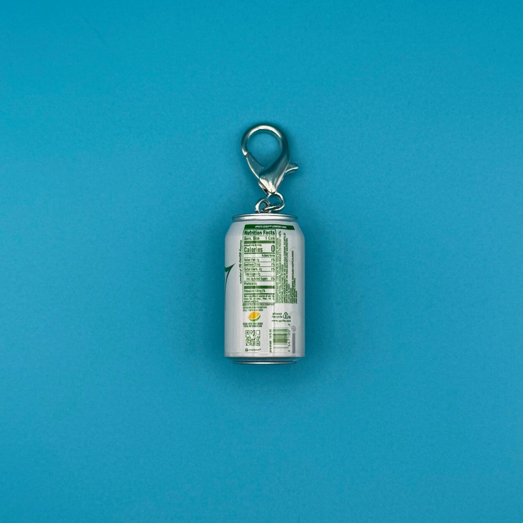 Mini Lemon-Lime Sprite Zero Sugar Soda Can Bag Charm