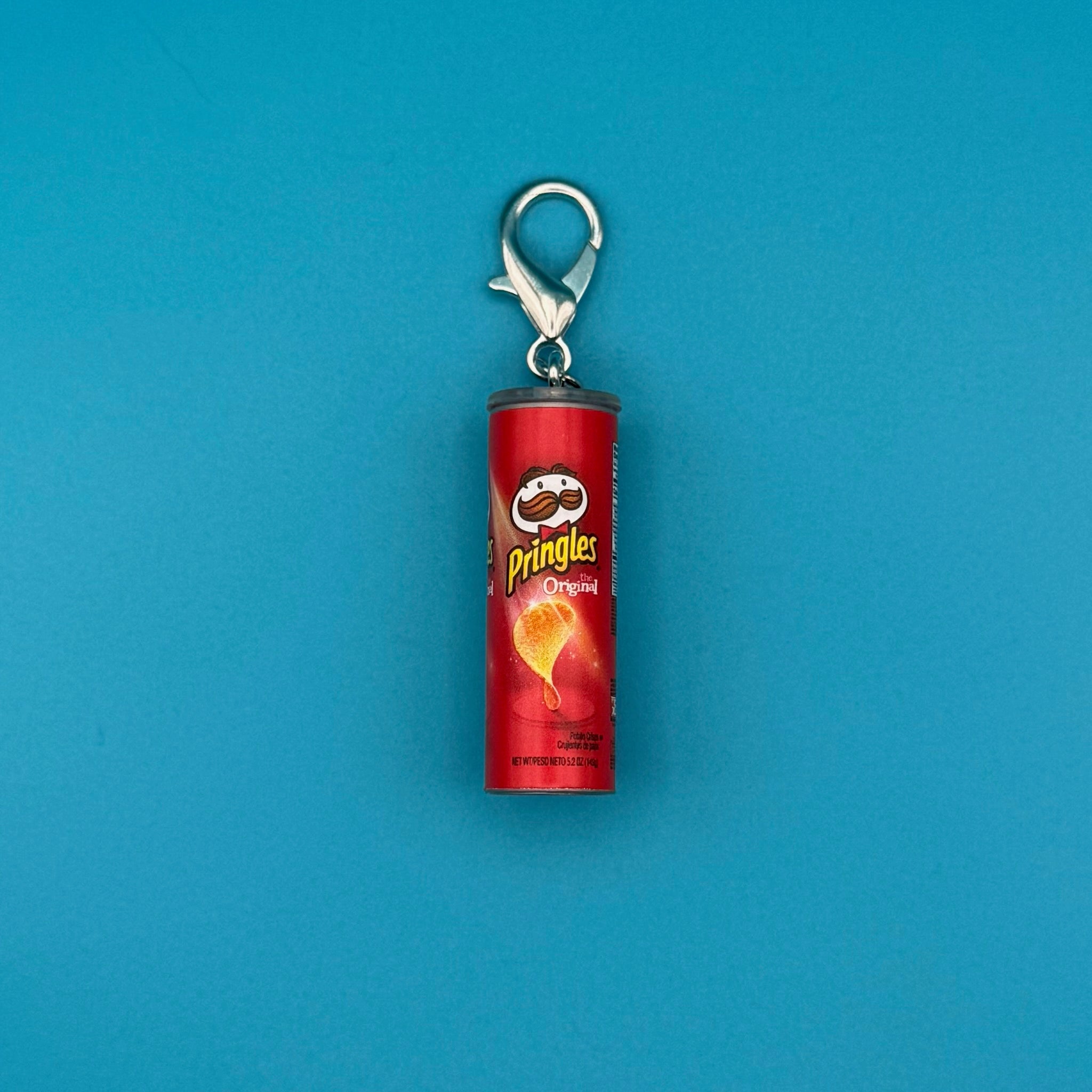 Mini Pringles Original Red Chips -  vintage keychain vintage charms for bag nostalgia vintage keychains y2k collectible - Bag Crap