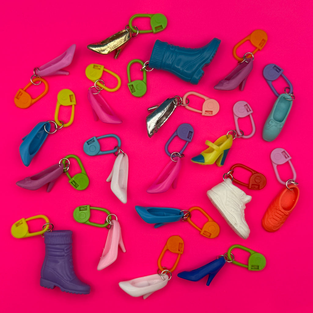 Vintage Barbie Shoe Charms: 1970s-2000s