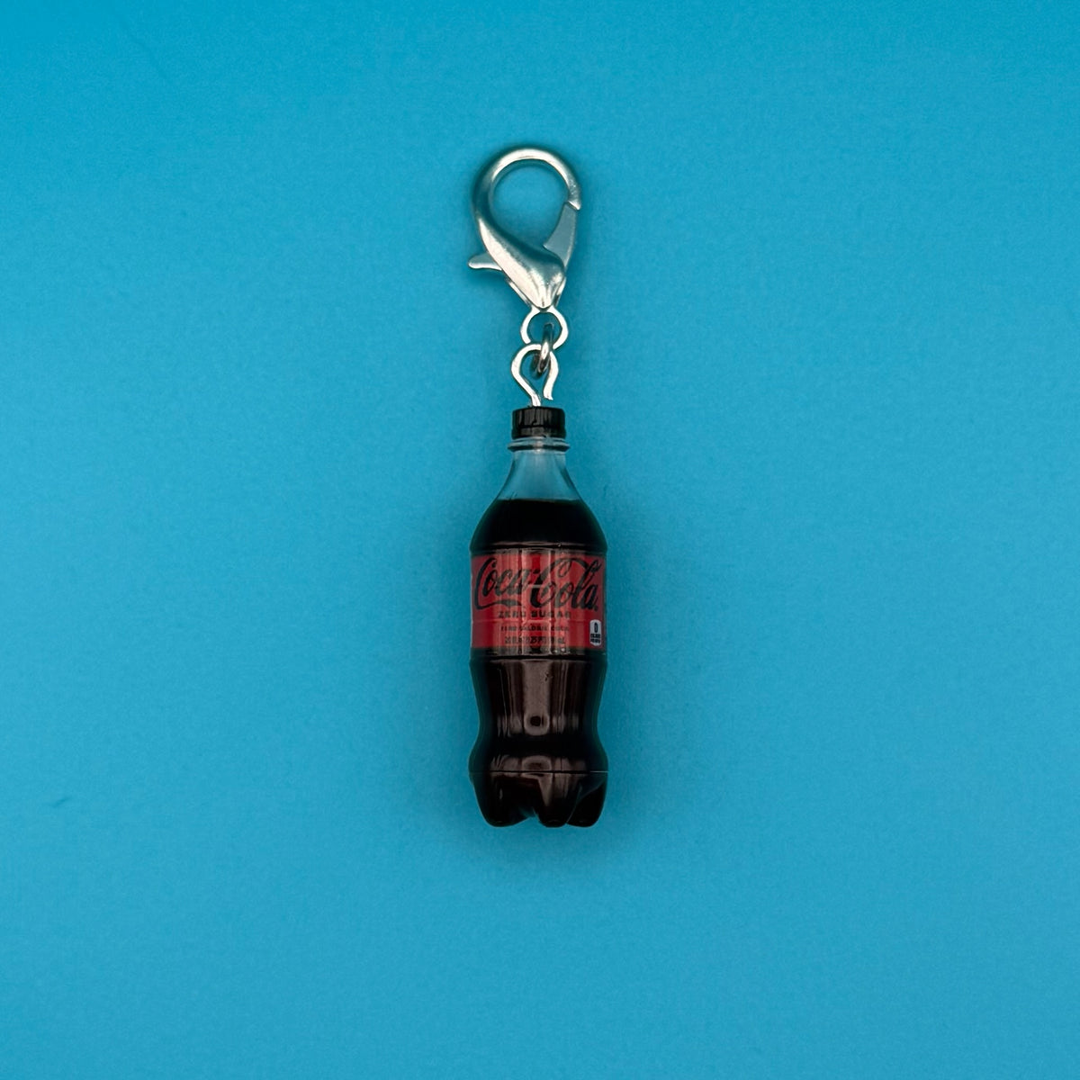 Mini Coke Zero Sugar Soda Bottle Bag Charm
