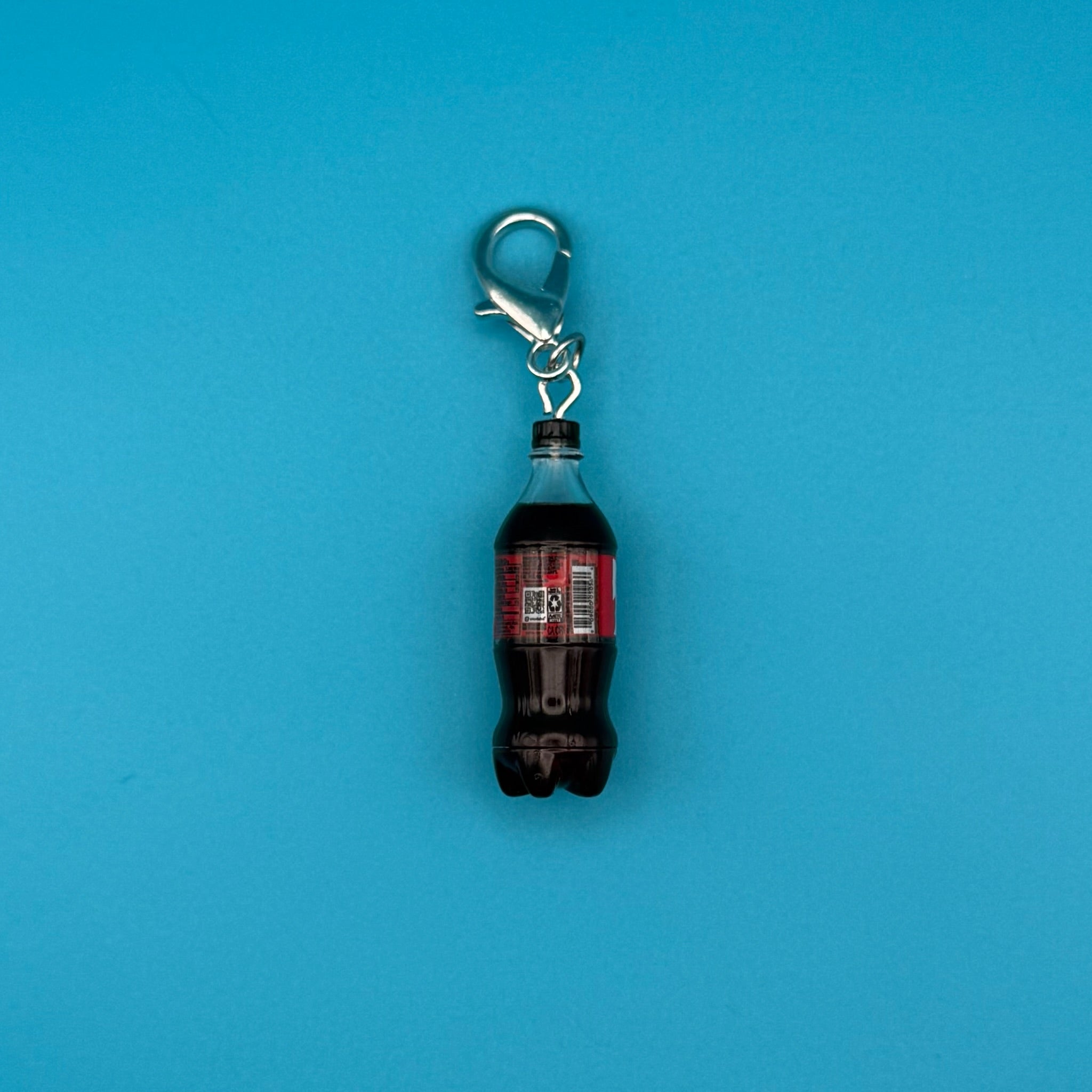 Mini Coke Zero Sugar Soda Bottle -  vintage keychain vintage charms for bag nostalgia vintage keychains y2k collectible - Bag Crap