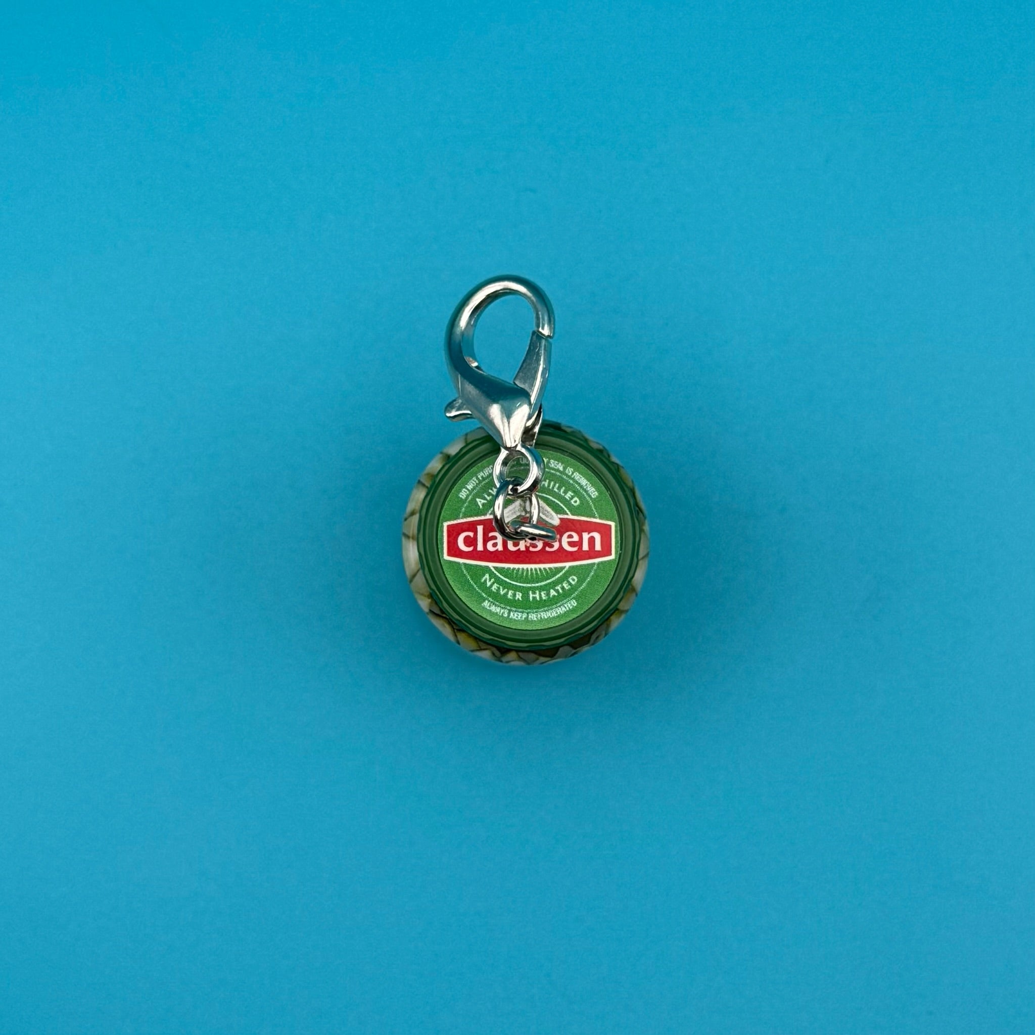 Mini Claussen Kosher Dill Pickles -  vintage keychain vintage charms for bag nostalgia vintage keychains y2k collectible - Bag Crap