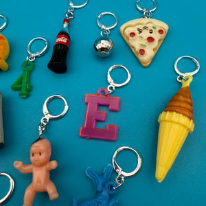Bag Crap - Individual Vintage Trinket Shoe Charms with Huggie Clips