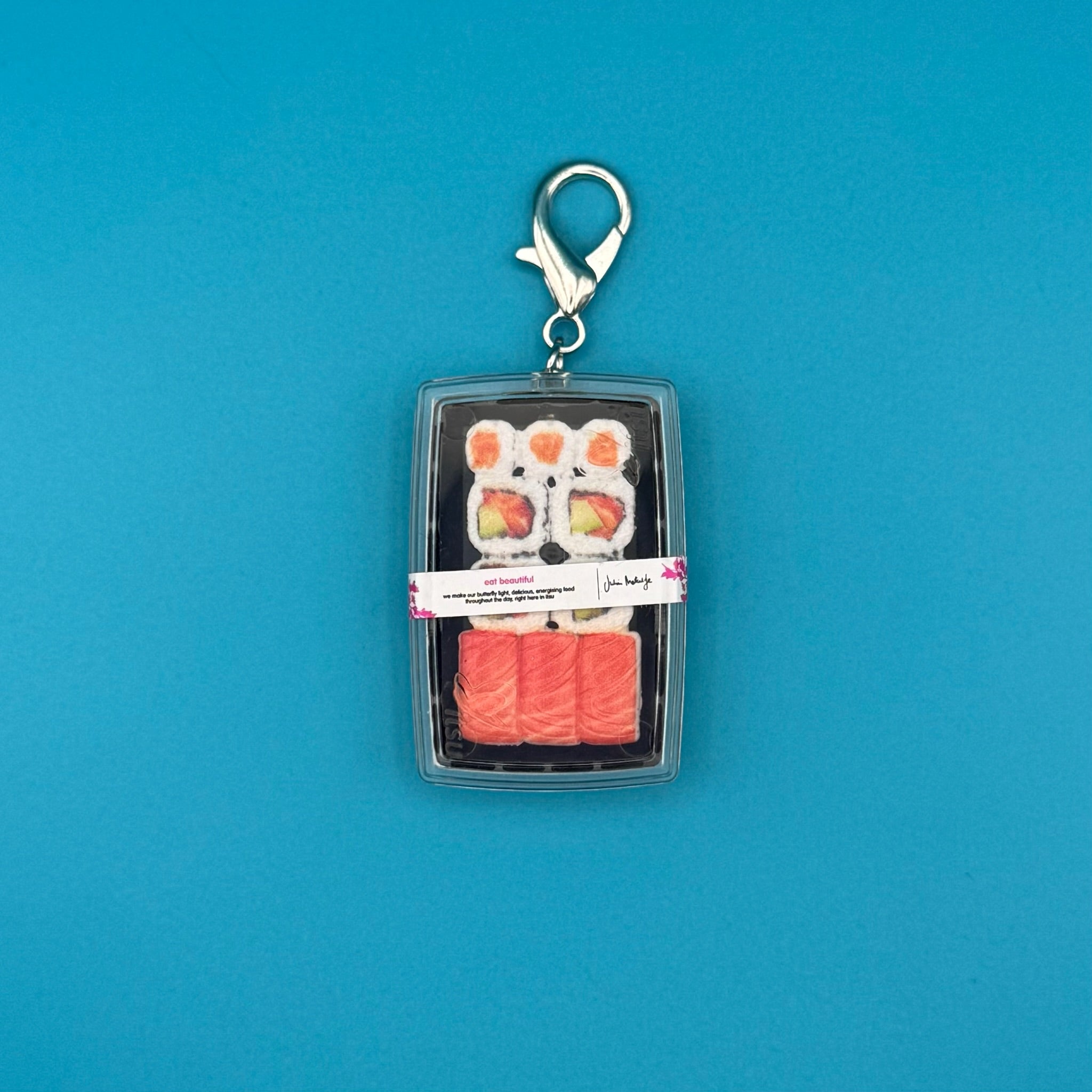 Mini Salmon Sushi -  vintage keychain vintage charms for bag nostalgia vintage keychains y2k collectible - Bag Crap