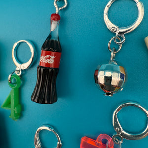 Bag Crap - Individual Vintage Trinket Shoe Charms with Huggie Clips