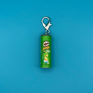Mini Pringles Sour Cream Chips -  vintage keychain vintage charms for bag nostalgia vintage keychains y2k collectible - Bag Crap