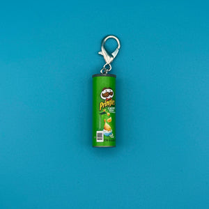 Mini Pringles Sour Cream Chips -  vintage keychain vintage charms for bag nostalgia vintage keychains y2k collectible - Bag Crap
