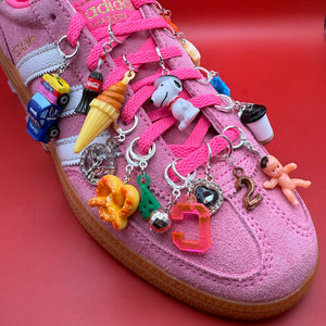 Bag Crap - Individual Vintage Trinket Shoe Charms with Huggie Clips