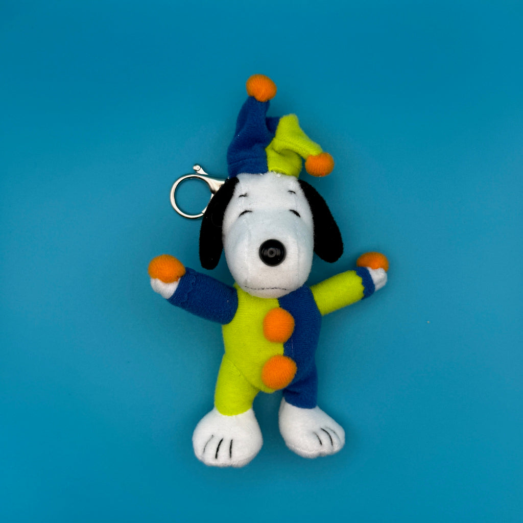5” Vintage Jester Snoopy Plushie Bag Charm
