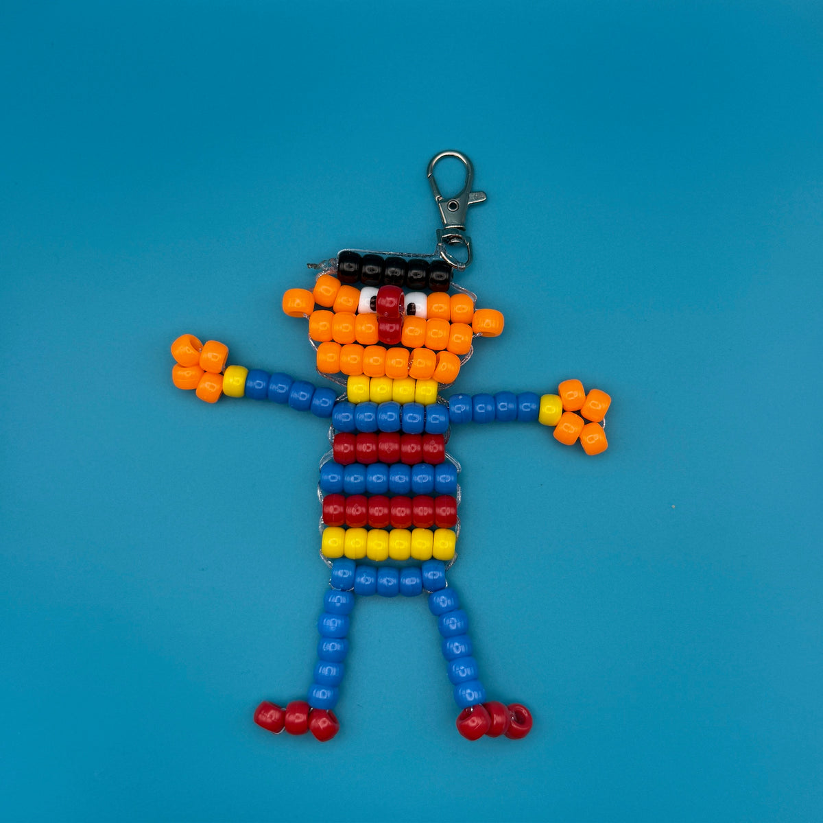 Ernie Bead Buddy -  vintage keychain vintage charms for bag nostalgia vintage keychains y2k collectible - Bag Crap