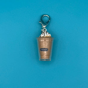 Mini Cinnabon Frappuccino -  vintage keychain vintage charms for bag nostalgia vintage keychains y2k collectible - Bag Crap