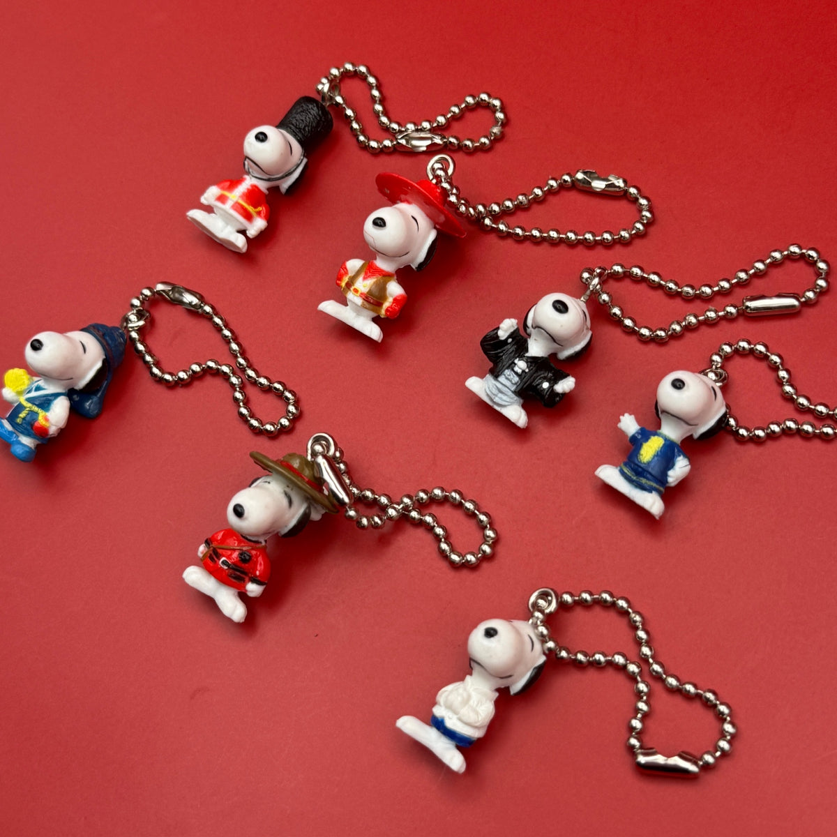 Mini Snoopy 'Around the World'  s - snoopy rar peanuts vintage keychain vintage charms for bag nostalgia vintage keychains y2k collectible - Bag Crap