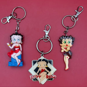 1980s-1990s Betty Boop s -  vintage keychain vintage charms for bag nostalgia vintage keychains y2k collectible - Bag Crap