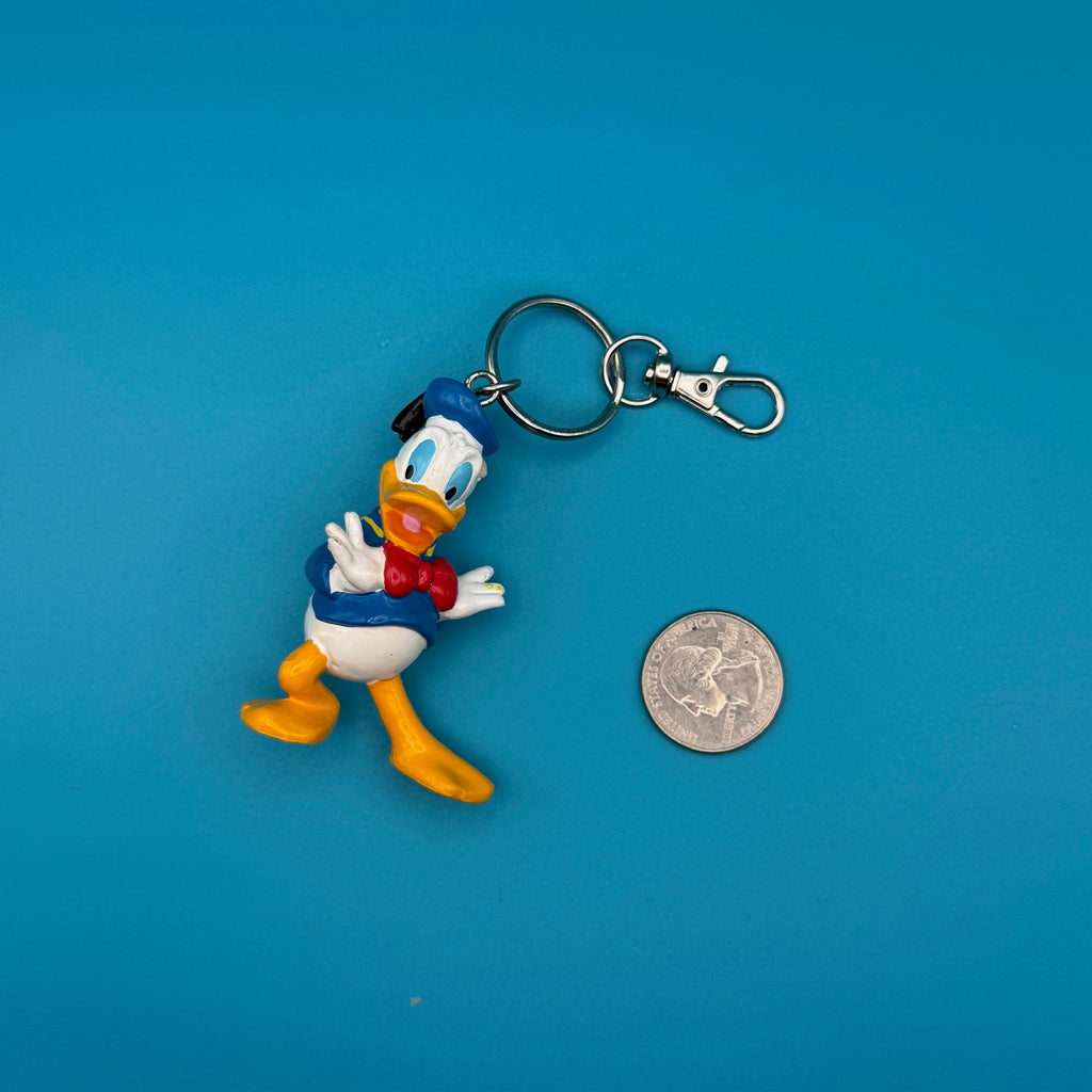 Vintage Disney Character Bag Charms: Goofy, Donald Duck