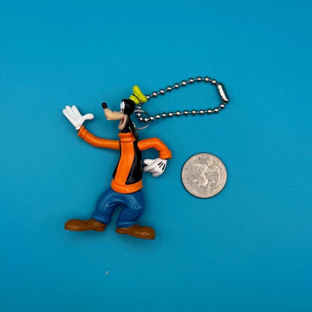 Vintage Disney Character Bag Charms: Goofy, Donald Duck
