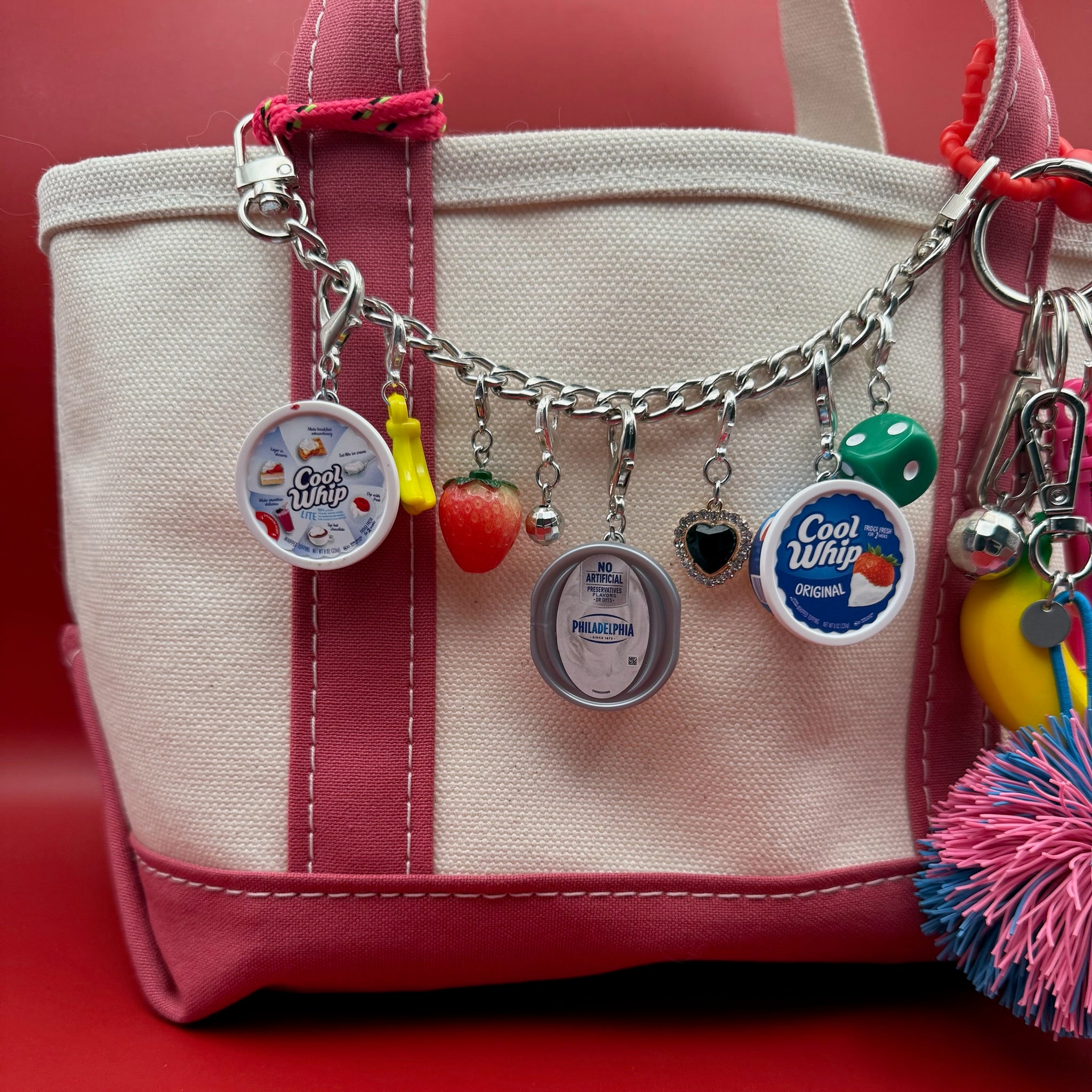 Mini Cool Whip Lite -  vintage keychain vintage charms for bag nostalgia vintage keychains y2k collectible - Bag Crap