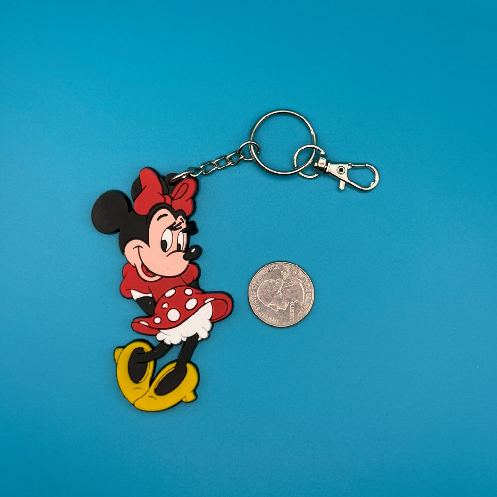 Vintage Mickey Mouse and Minnie Mouse Bag Charms