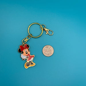 Mickey Mouse and Minnie Mouse  s -  vintage keychain vintage charms for bag nostalgia vintage keychains y2k collectible - Bag Crap