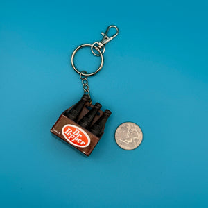Mini Soda Bottle  s: Coke, Dr.Pepper, 7Up, Pepsi -  vintage keychain vintage charms for bag nostalgia vintage keychains y2k collectible - Bag Crap