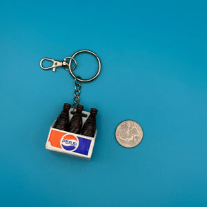 Mini Soda Bottle  s: Coke, Dr.Pepper, 7Up, Pepsi -  vintage keychain vintage charms for bag nostalgia vintage keychains y2k collectible - Bag Crap