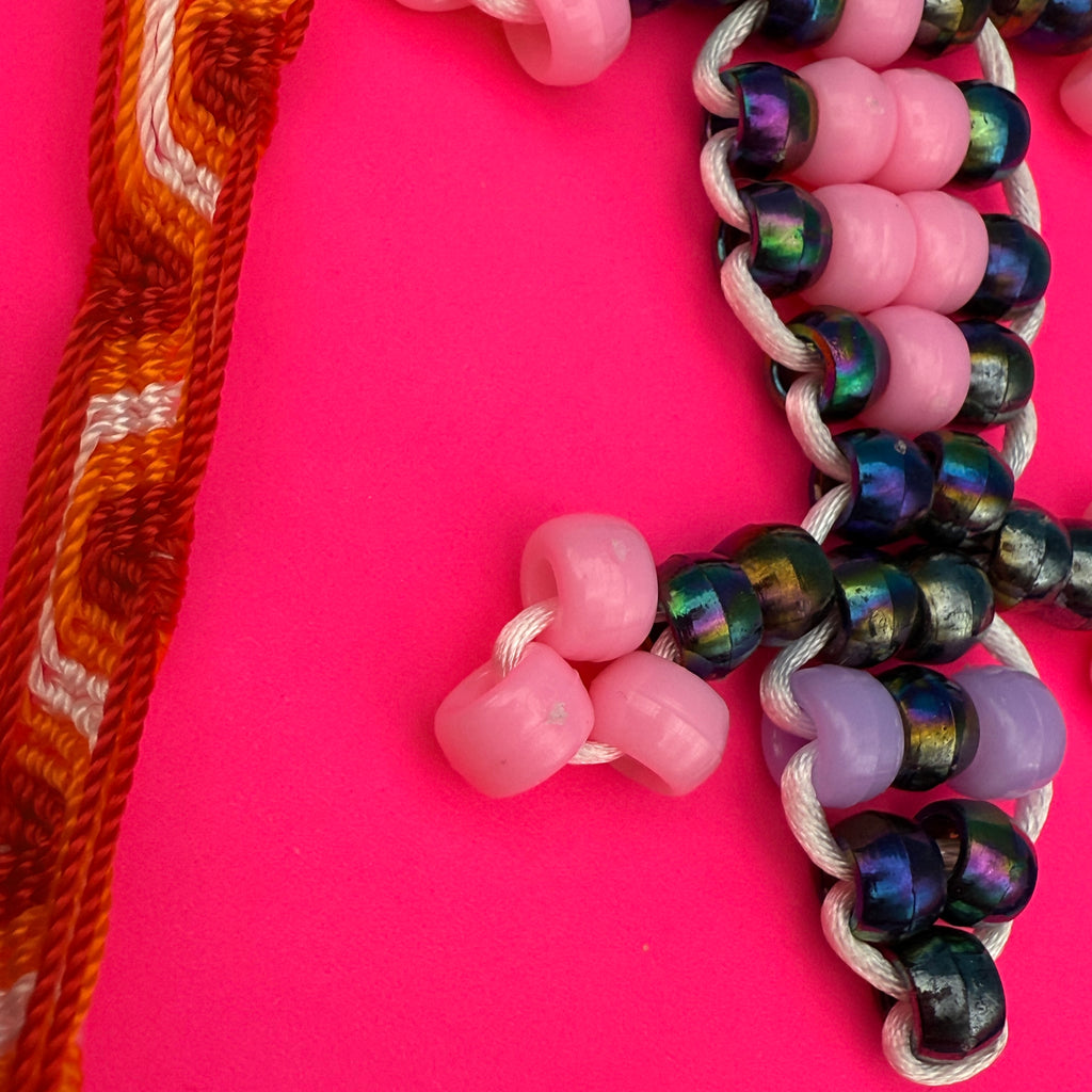 Beaded Lizard Mini Troll Coin Vintage Keychain & Bag Charm Pack