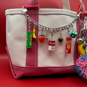 Mini Pringles Sour Cream Chips -  vintage keychain vintage charms for bag nostalgia vintage keychains y2k collectible - Bag Crap