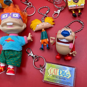 90s Nickelodeon Cartoon   s -  vintage keychain vintage charms for bag nostalgia vintage keychains y2k collectible - Bag Crap