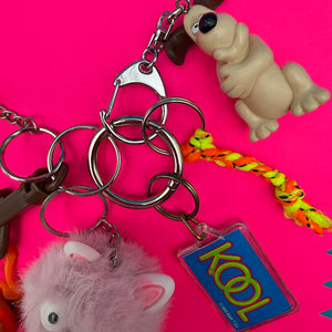 Bag Crap - Leggy Pom Pom Monster Gromit and Disco Ball Keychain and Charm Pack