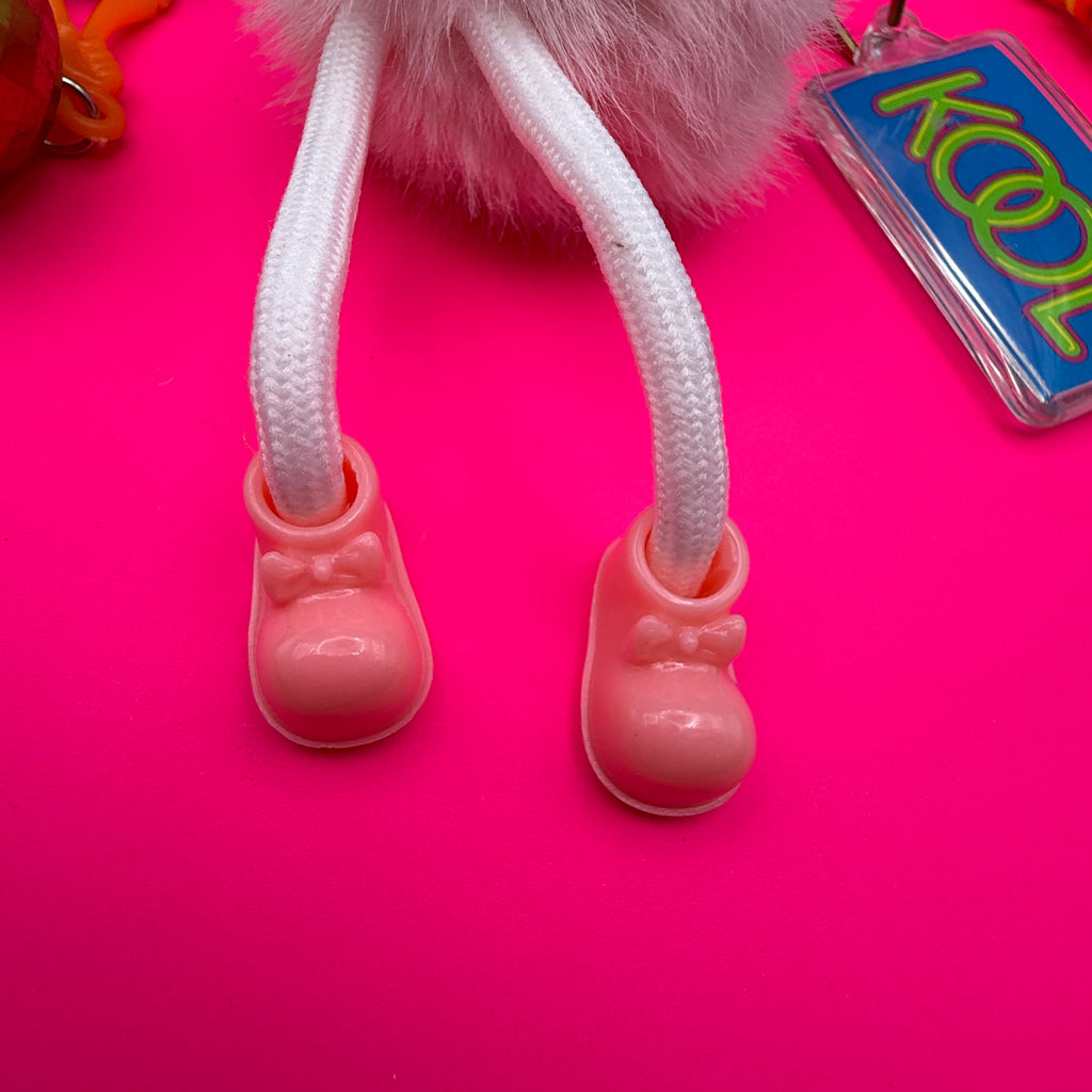 Leggy Pom Pom Monster Gromit and Disco Ball Keychain and Charm Pack