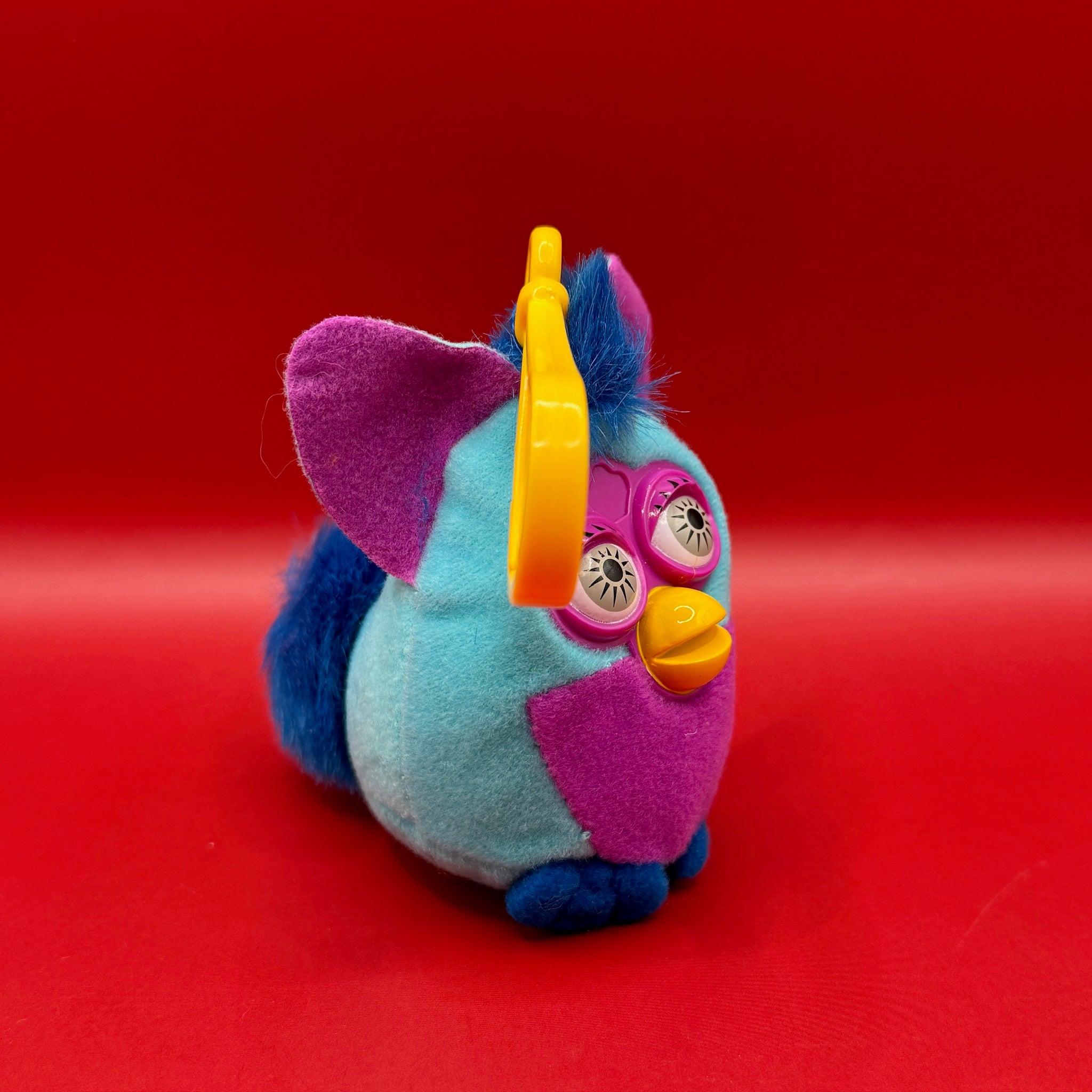 Blue and Purple Furby -  vintage keychain vintage charms for bag nostalgia vintage keychains y2k collectible - Bag Crap