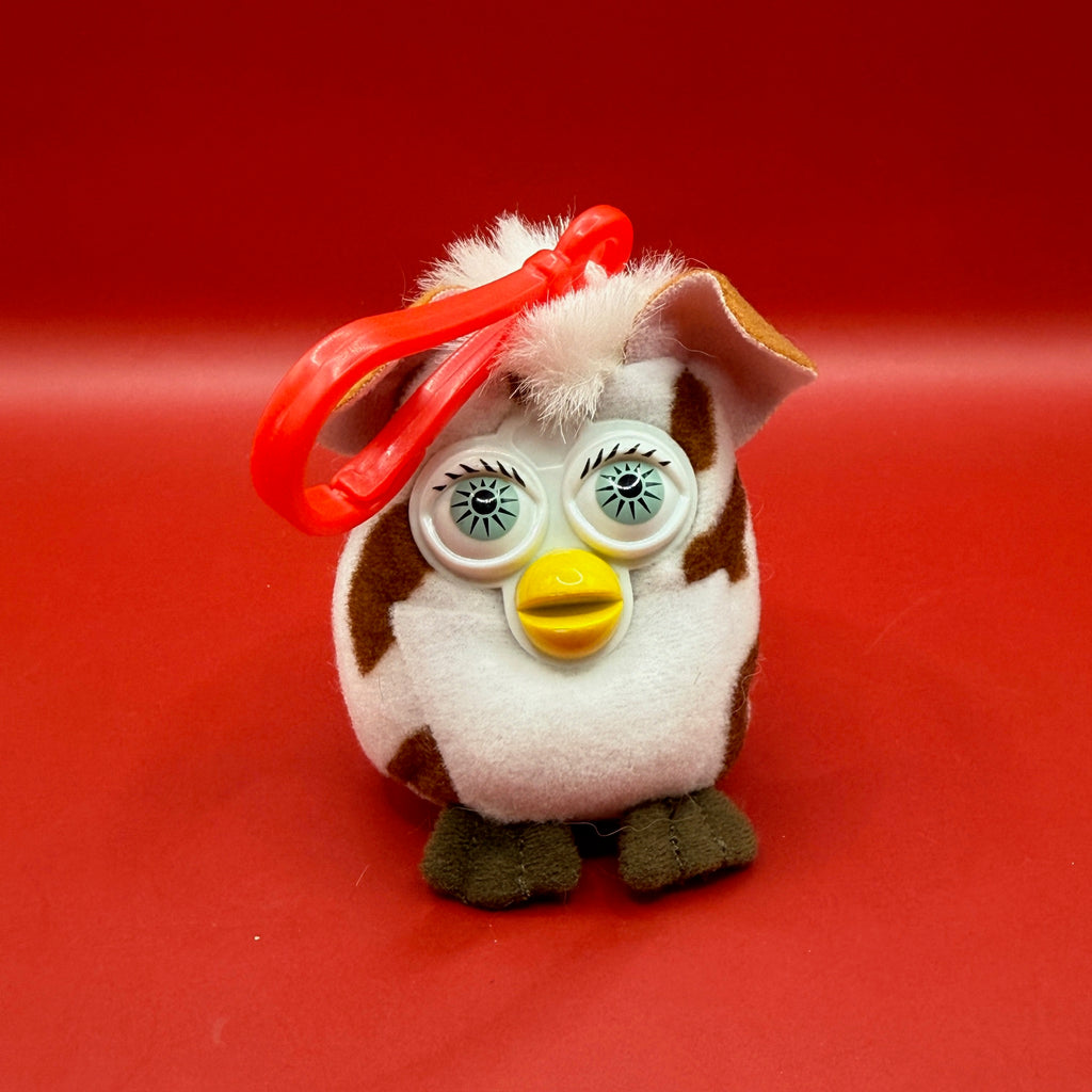 Vintage Cow Print Furby Plushie Bag Charm