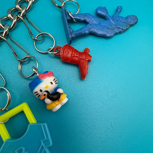 Bag Crap - Vintage Hello Kitty WHAT? Bag Charm Chain