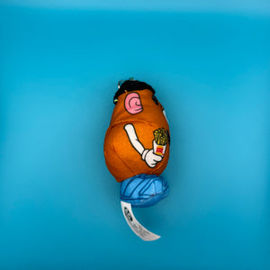 5'  1998 Mr. Potato Head Plush -  vintage keychain vintage charms for bag nostalgia vintage keychains y2k collectible - Bag Crap