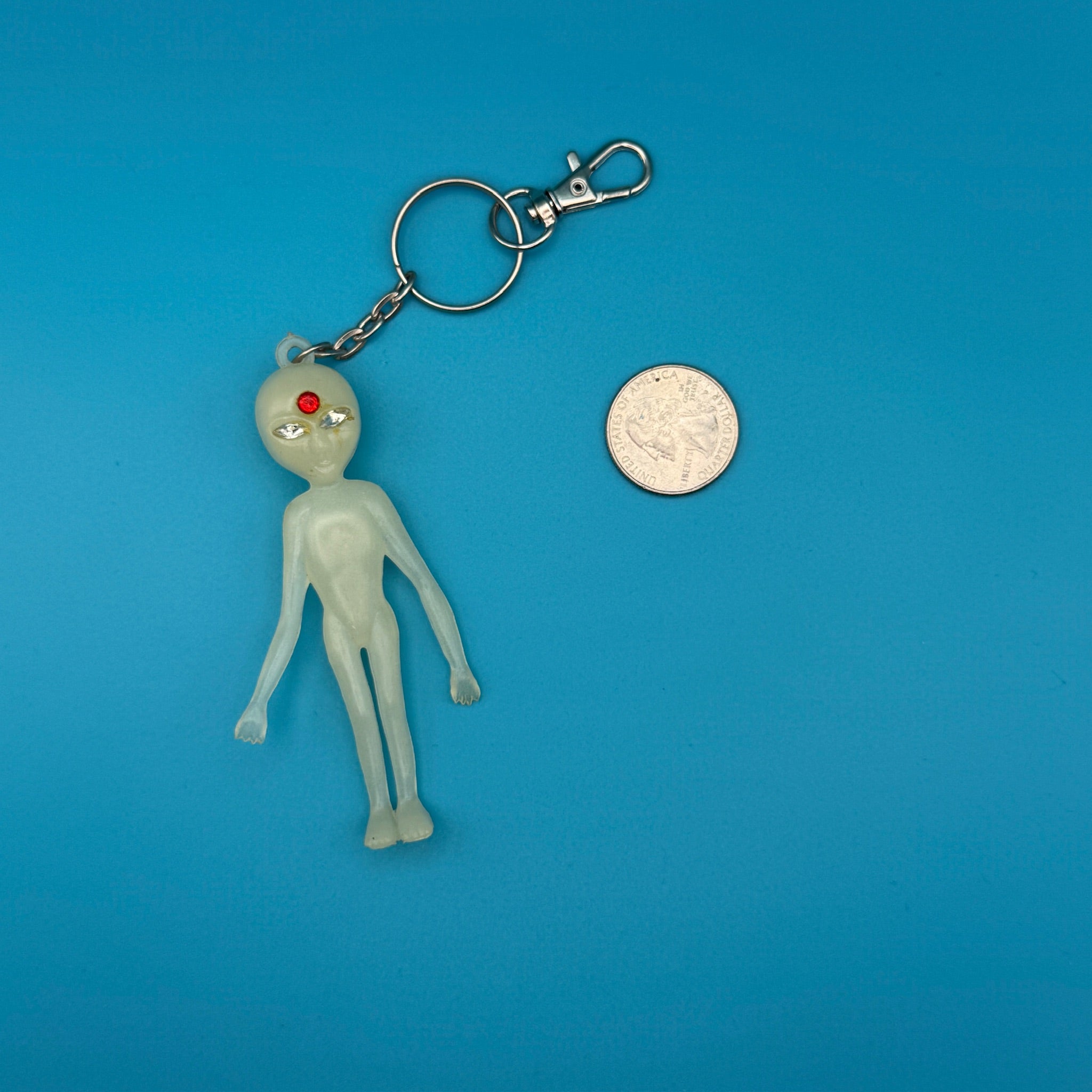 1970s-1990s  s &  s: Lava Lamp, Alien -  vintage keychain vintage charms for bag nostalgia vintage keychains y2k collectible - Bag Crap