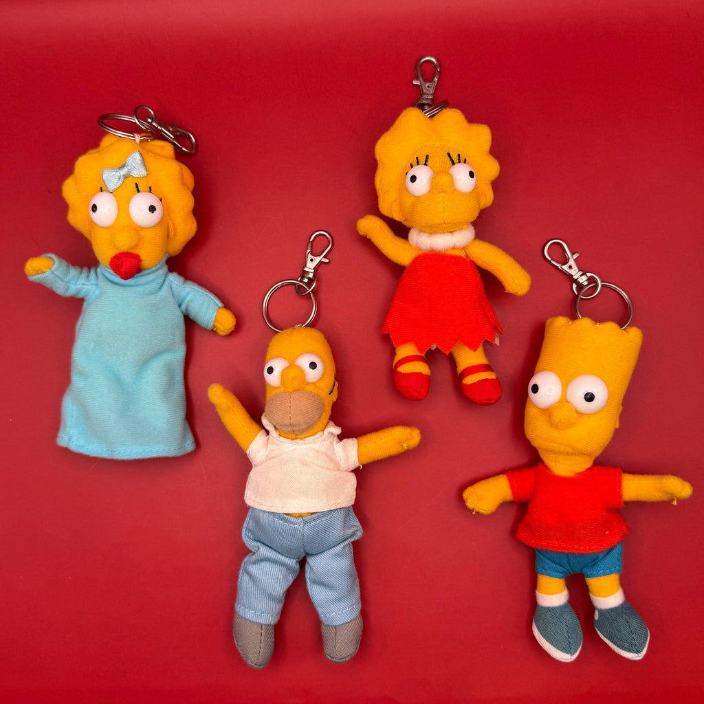 Vintage 2007 The Simpsons Vintage Plushie Bag Charms: You Pick