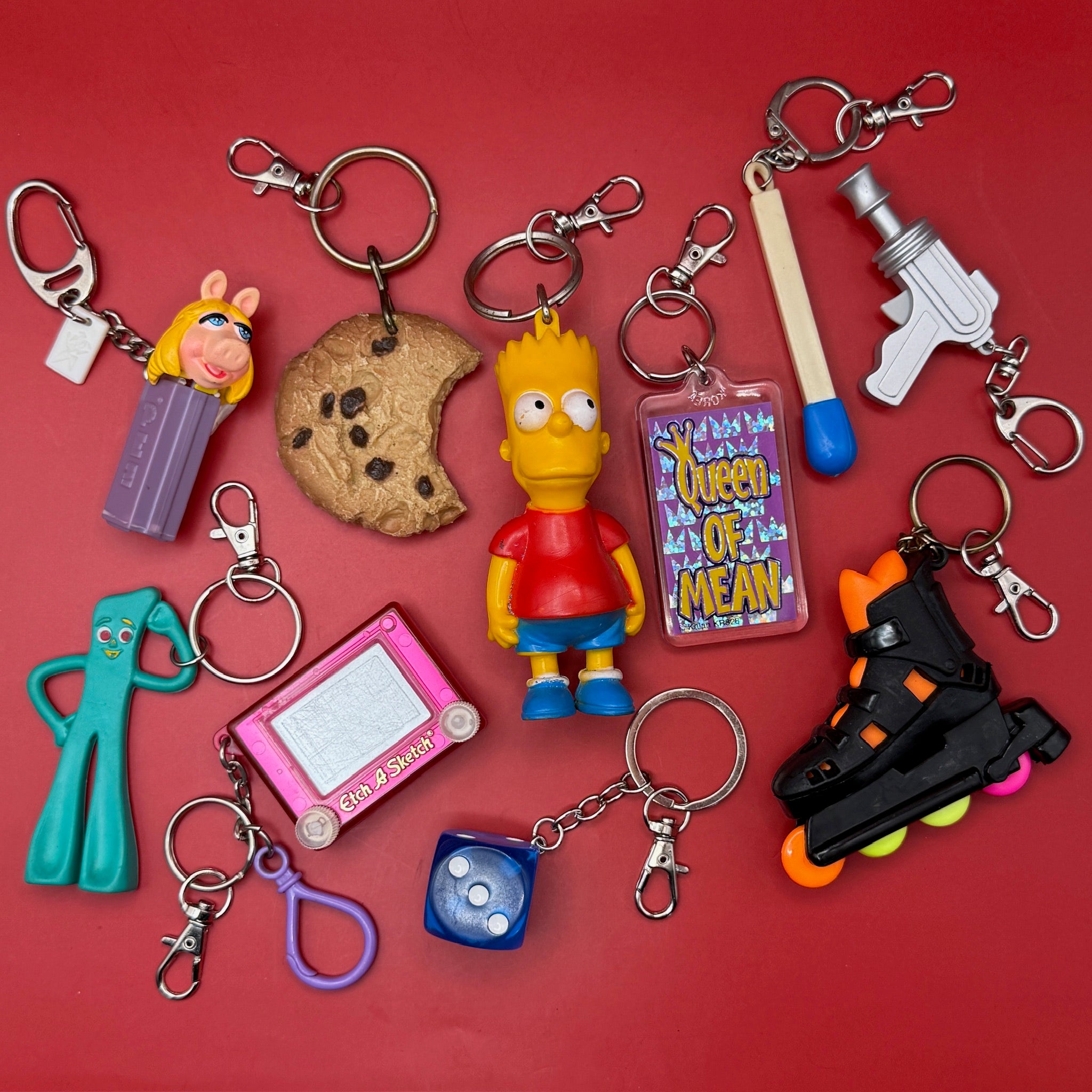 Vintage 1980s-2000s Vintage Keychains & Bag Charms: Gumby & Miss