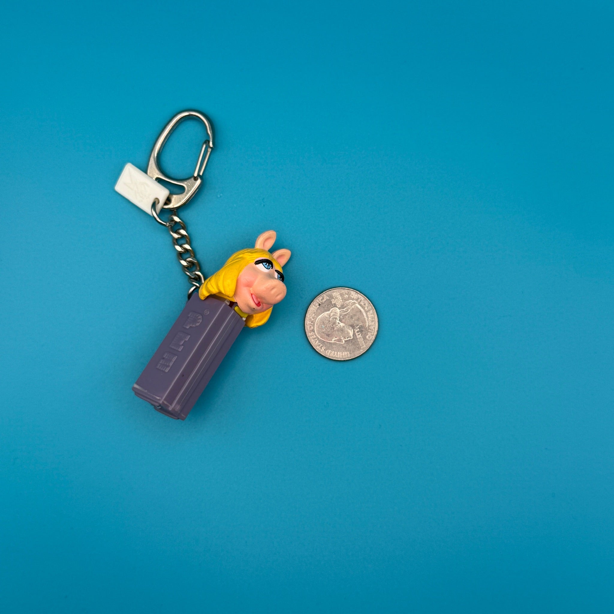 1980s-2000s  s &  s: Gumby & Miss Piggy -  vintage keychain vintage charms for bag nostalgia vintage keychains y2k collectible - Bag Crap