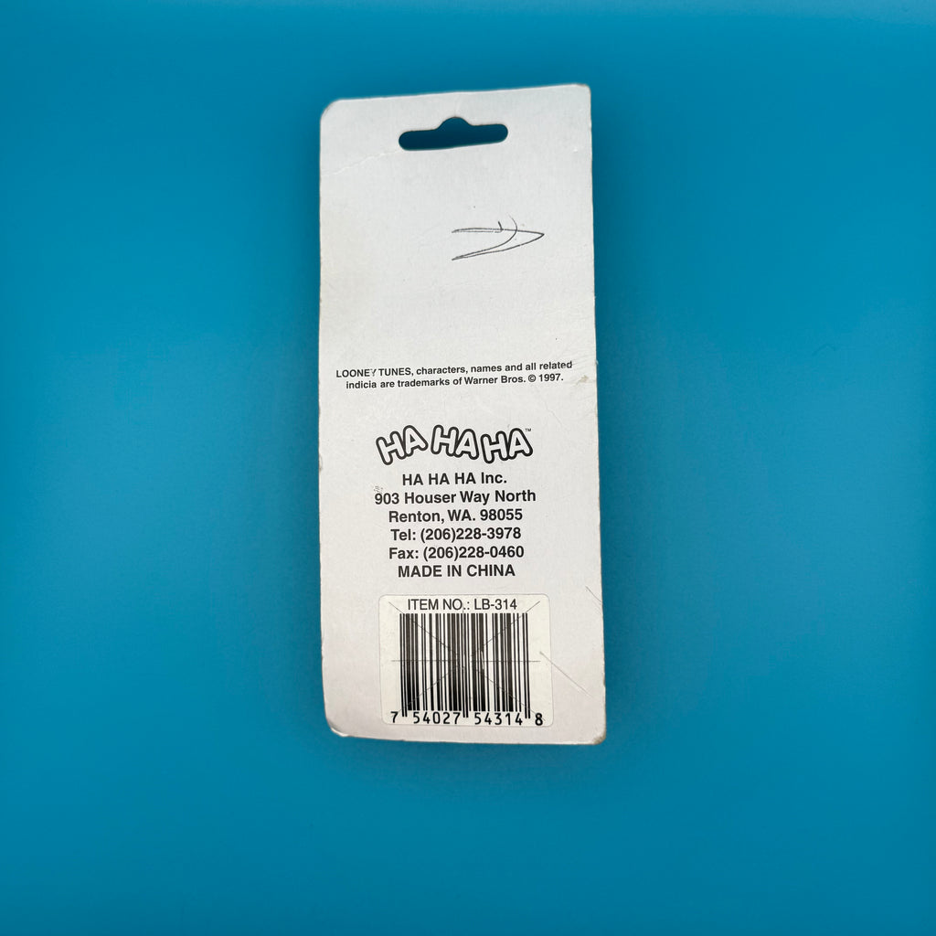 NIB 90s Vintage Looney Tunes Tasmanian Devil Keychain