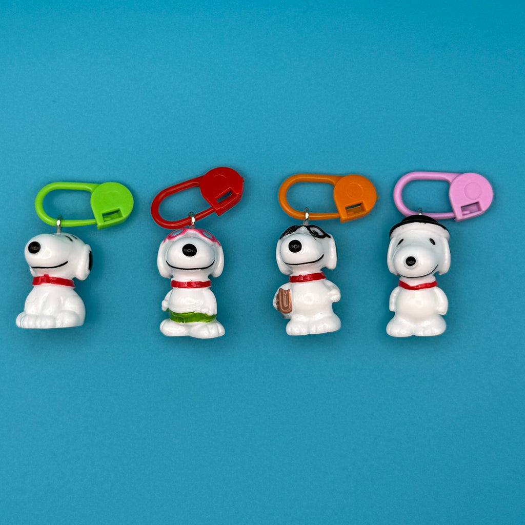 Snoopy Shoe Charms + Plastic Clips