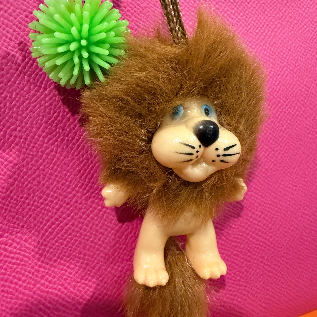 Vintage Lion Lanyard Bag Charm