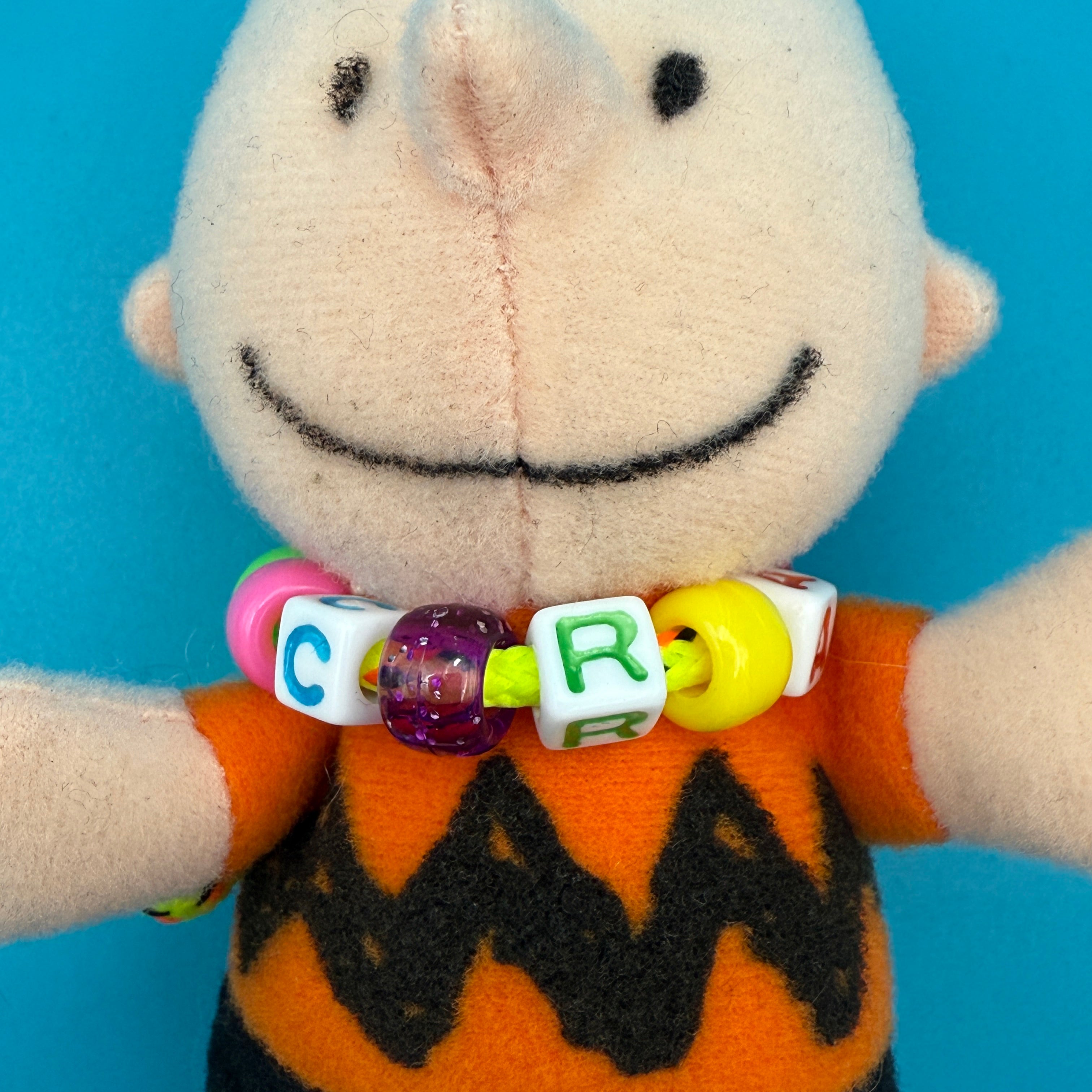 5” Charlie Brown Plush    + CRAP Necklace -  vintage keychain vintage charms for bag nostalgia vintage keychains y2k collectible - Bag Crap