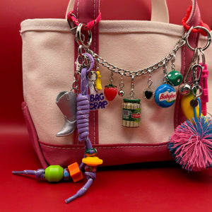 Mini Cowboy Boot Purple Paracord - vintage bag charm packs nostalgia vintage y2k vintage keychain vintage charms for bag nostalgia vintage keychains y2k collectible - Bag Crap