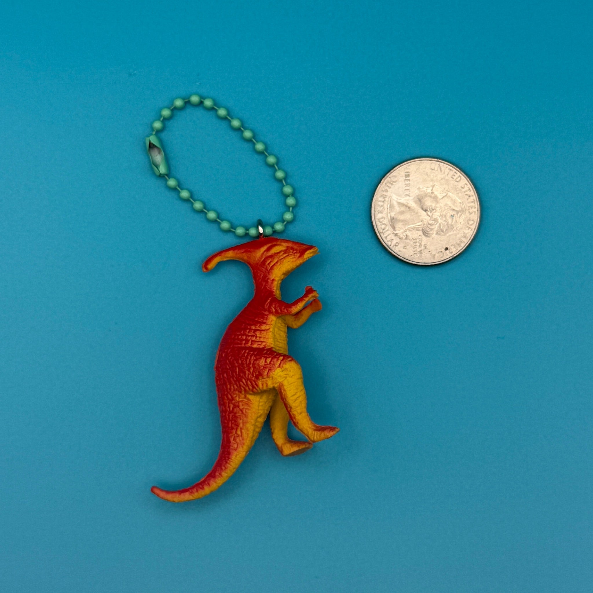 Mini 1' Colorful Toy Dinosaur Mini  s -  vintage keychain vintage charms for bag nostalgia vintage keychains y2k collectible - Bag Crap