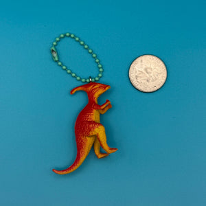 Mini 1' Colorful Toy Dinosaur  s -  vintage keychain vintage charms for bag nostalgia vintage keychains y2k collectible - Bag Crap