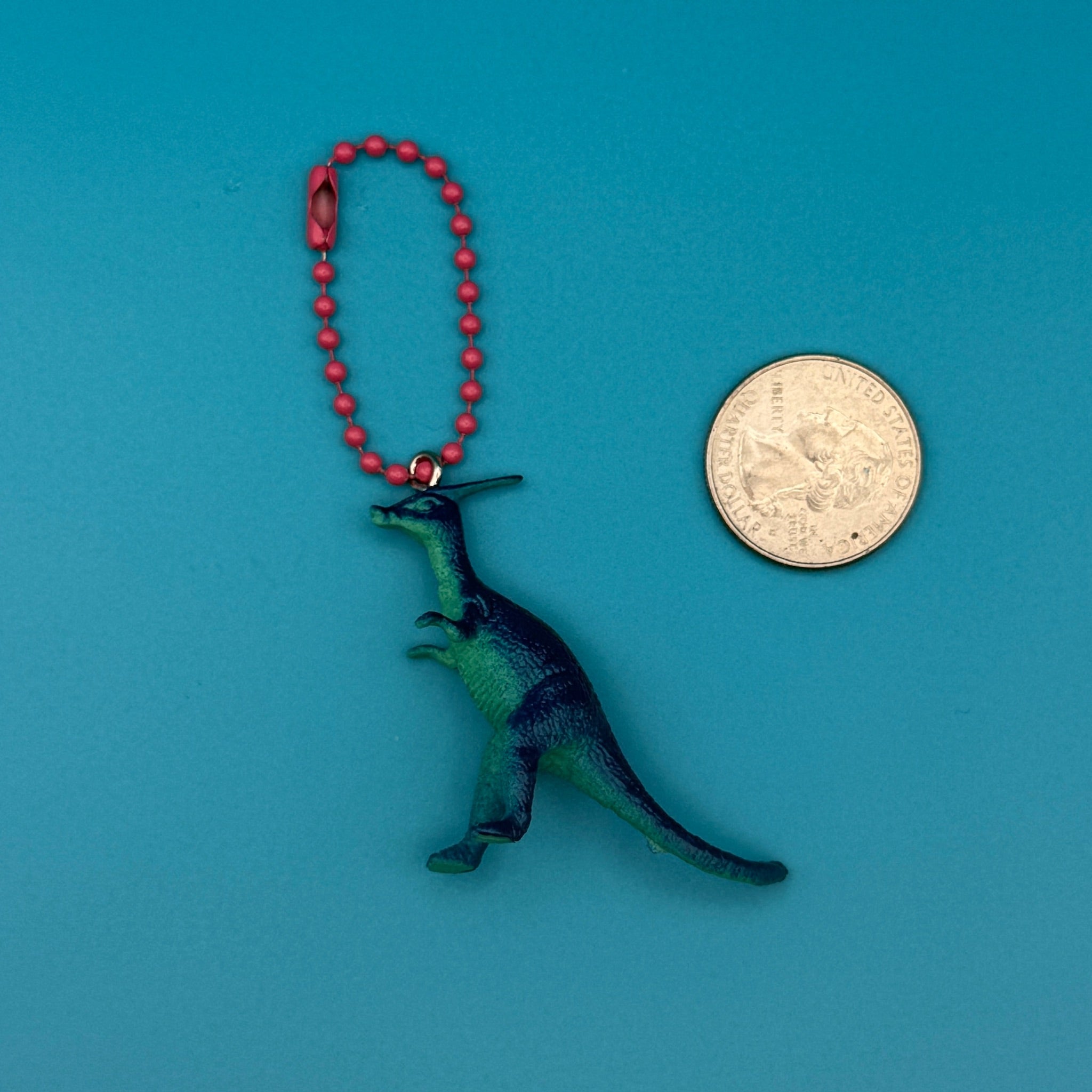 Mini 1' Colorful Toy Dinosaur Mini  s -  vintage keychain vintage charms for bag nostalgia vintage keychains y2k collectible - Bag Crap